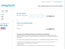 Tablet Screenshot of integrity24.com